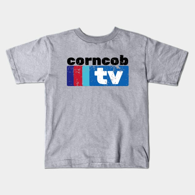 Corncob Tv Vintage Kids T-Shirt by Clara switzrlnd